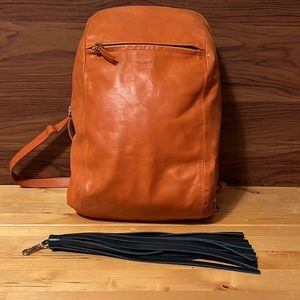 m0851 “Featherlight” Leather Backpack